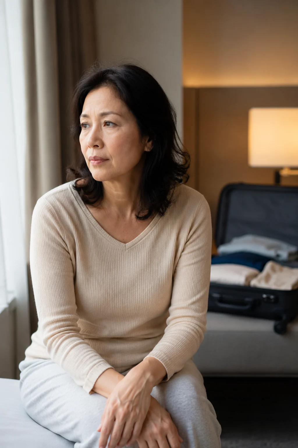 Extended recovery stay abroad after face lift surgery