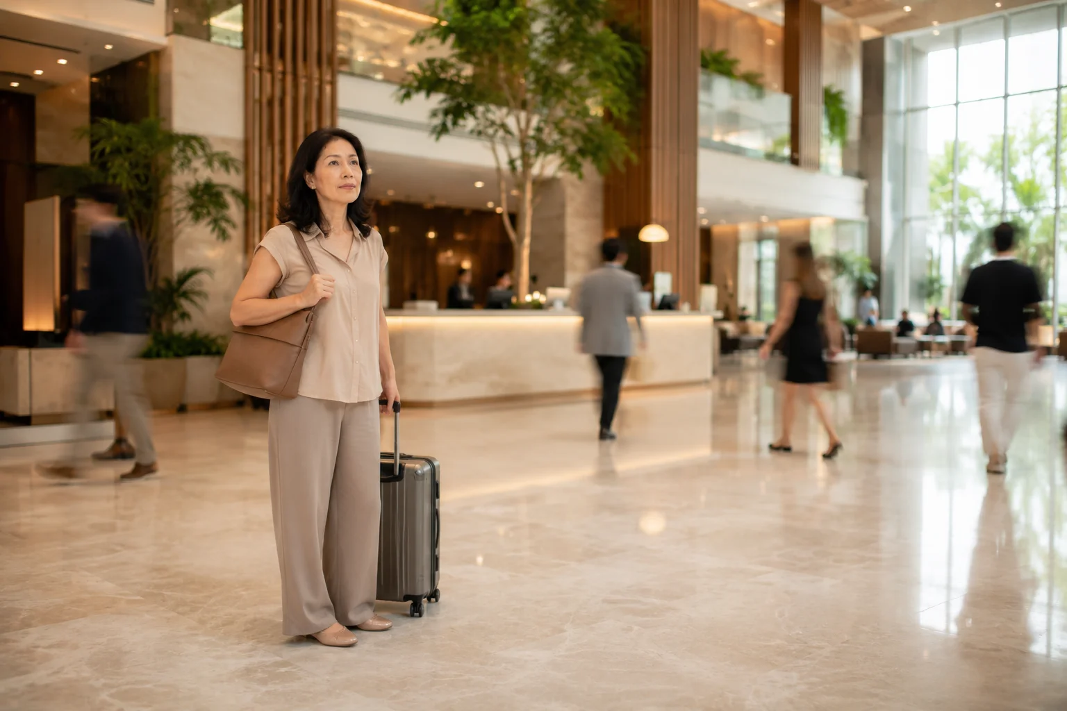Medical tourism hospital lobby in Thailand